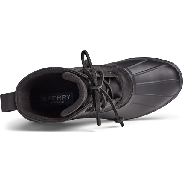 Sperry Womens Saltwater Heel Leather Fleece Lined Combat 