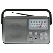 Jensen Portable AM/FM Radio, Black, MR-750-BK