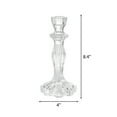 thumbnail image 6 of The Pioneer Woman 8” Decorative Clear Glass Taper Candle Holder, Large, 6 of 6