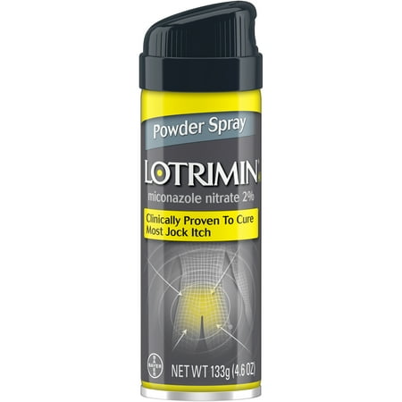 Lotrimin AF Jock Itch Antifungal Powder Spray, 4.6 Ounce Spray (Best Talcum Powder For Itching)