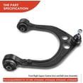 thumbnail image 6 of A-Premium Front Right Upper Control Arm, with Ball Joint & Bushing, Compatible with Dodge Charger 2006-2020, Challenger 2008-2020, Magnum 2005-2008, Chrysler 300 2005-2020, RWD, Replace # K620178, 6 of 9