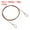 Red, variant on Uxcell 3.3Ft Safety Cable Lock Steel Stage Lighting Security Wire Rope, Silver 4 Pack