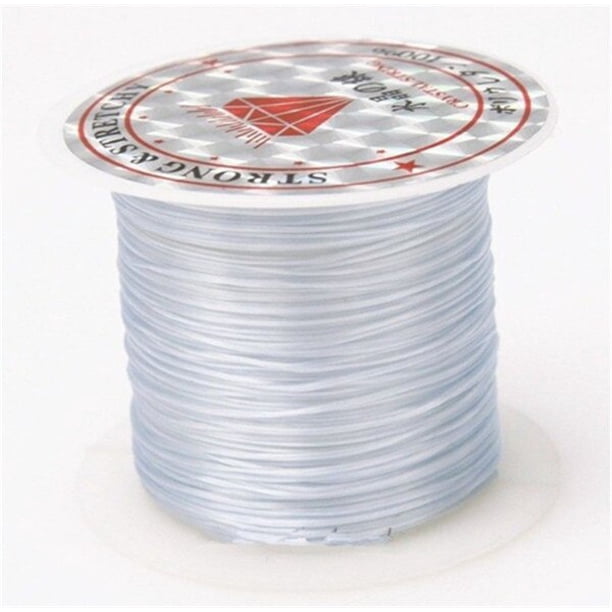 Cordón de cuentas de cristal elástico fuerte de 10M para pulseras, hilo elástico Diy, collar, fabricación de joyas, cordones de espesor de 1mm Tan Jianjun unisex