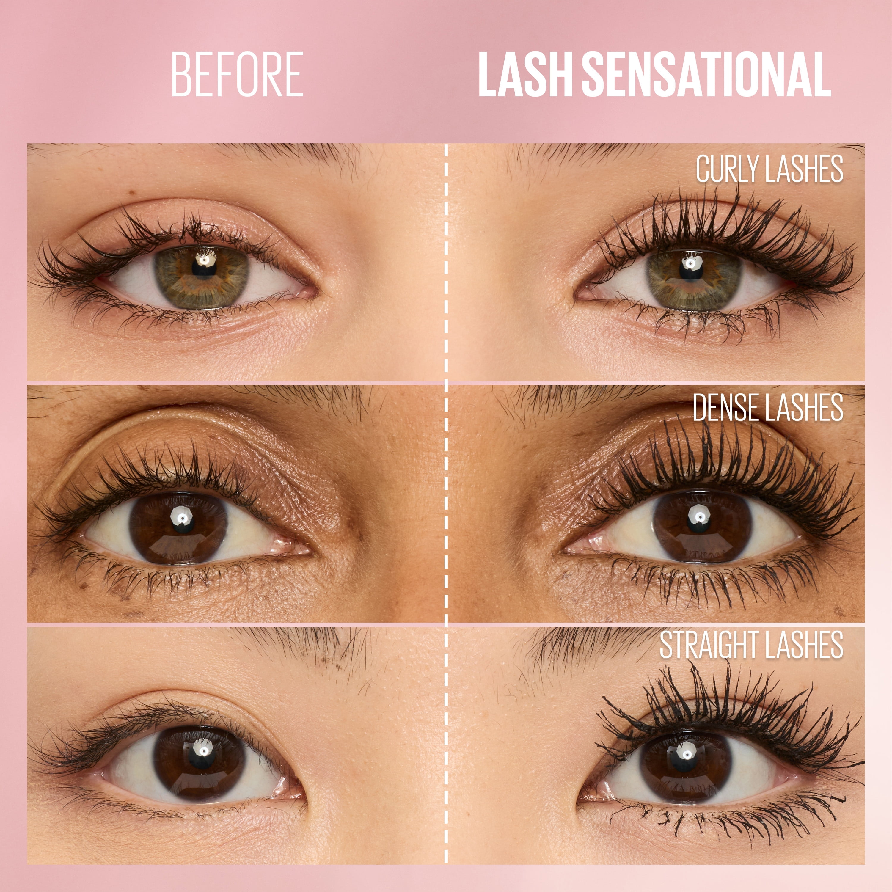 Maybelline Lash Sensational Waterproof Mascara, Very Black
