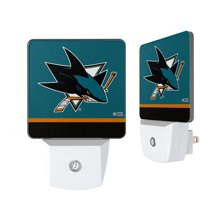 San Jose Sharks Stripe Design Nightlight 2-Pack