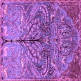 thumbnail image 1 of Ahgly Company Indoor Square Persian Purple Traditional Area Rugs, 3' Square, 1 of 4
