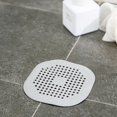 thumbnail image 4 of JM Escurridor de pelo para ducha, cubierta de drenaje de silicona duradera con ventosa, rejilla de drenaje con tapa elevada para bañera y cocina, juego de 2, gris JM, 4 of 5
