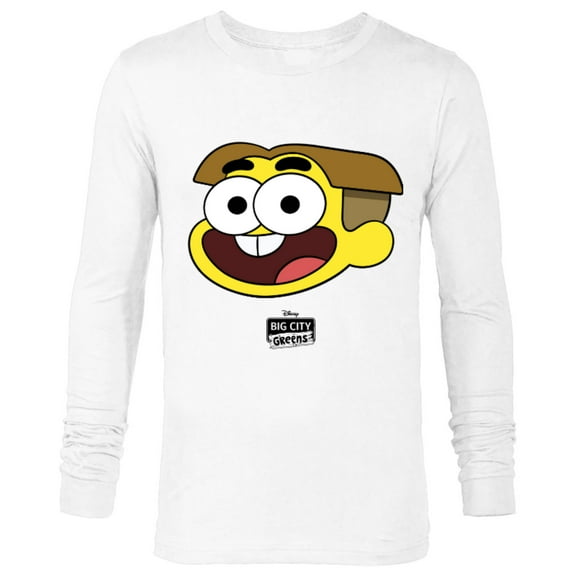 Disney Channel Big City Greens Cricket and Logo - Long Sleeve T-Shirt for Men -Customized-White