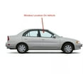 thumbnail image 2 of Passenger Right Side Front Door Window Door Glass Compatible with Mitsubishi Mirage 4 Door Sedan 1997-2001 Models, 2 of 6