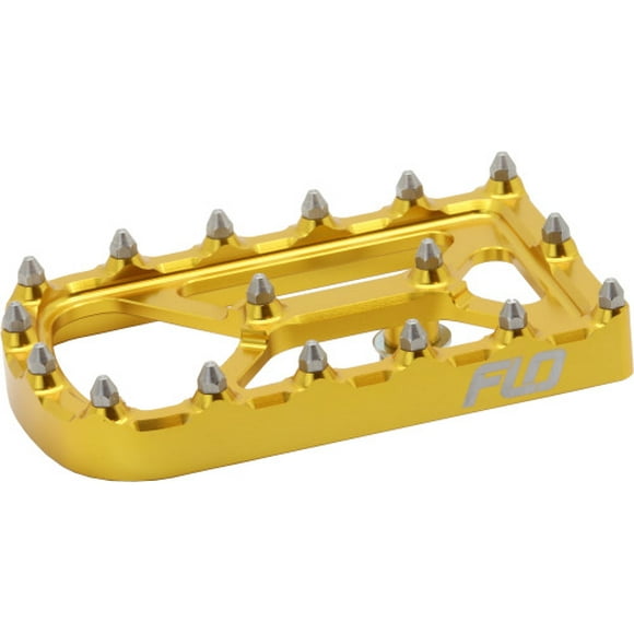 Flo Motorsports Universal Touring Brake Pedal Pad, Gold