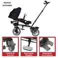 thumbnail image 4 of Carriola tipo Triciclo para Niños Asiento Giratorio 360 JOYKOO Reclinable Luz Sonido Negro, 4 of 7