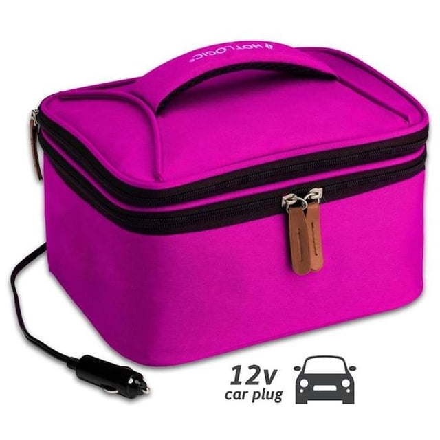 HotLogic 16801175-PK-A Sac à Lunch Chauffant pour Aliments Plus 12V Plugin, Rose