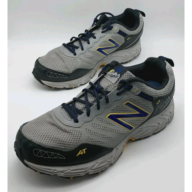 New Balance Mens 573 All Terrain Running Shoes Size 11E Grey Gray MTE573Y3 READ