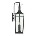 thumbnail image 5 of Matte Black Two Light Outdoor Wall Lantern from the Montpelier Collection, 5 of 5