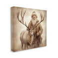 thumbnail image 4 of Stupell Industries Traditional Santa & Reindeer Holiday Painting Gallery Wrapped Canvas Art Print Wall Art, 36 x 36, 4 of 8