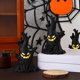thumbnail image 4 of Decoración de Halloween con luces de calabaza brillantes, tocones de árboles fantasma, caras de fantasmas, velas electrónicas y decoraciones para festivales de fantasmas., 4 of 7