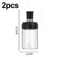 thumbnail image 2 of Saucepan Transparent Glass Combination Spoon With Lid Container Storage Spices Salt Sugar. Kitchen storage., 2 of 5