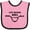 Pink and Black, variant on Inktastic Life Behind Bars Bmx Boys or Girls Baby Bib