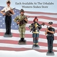 thumbnail image 6 of Urbalabs Police Officer Army Ranger Coasty and Kneeling Soldier Statues Desk Decor Decorative Servicemen Gifts Service Decorations for Home Office (Kneeling Soldier at Cross), 6 of 6
