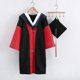 thumbnail image 3 of 1 juego de uniforme de graduación, poliéster transpirable antideformación, elegante uniforme académico festivo para unisex, M, rojo, 3 of 5