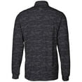 thumbnail image 3 of Men's Cutter & Buck Black Colorado State Rams Big & Tall Traverse Camo Print Stretch Quarter-Zip Pullover Top, 3 of 3