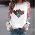thumbnail image 2 of Gibobby Divertidas Sudaderas Sudadera casual de manga larga con cuello redondo y estampado de amor del día de San Valentín para mujer (estilo 2)(Aqua, M), 2 of 4