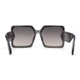thumbnail image 2 of Mod Womens Exposed Lens Rectangle Butterfly Fashion Sunglasses Slate Smoke, 2 of 4