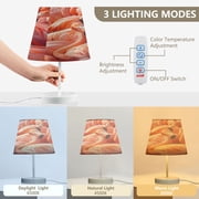 YAZAOO Table Lamp Creative Pink Elegance Pattern Simple Pattern Night Light