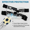 thumbnail image 3 of GET IT Face Shield Mask compatible Sports - Nose Guard compatible Soccer And Basketball, Impact Protection, 3 of 5