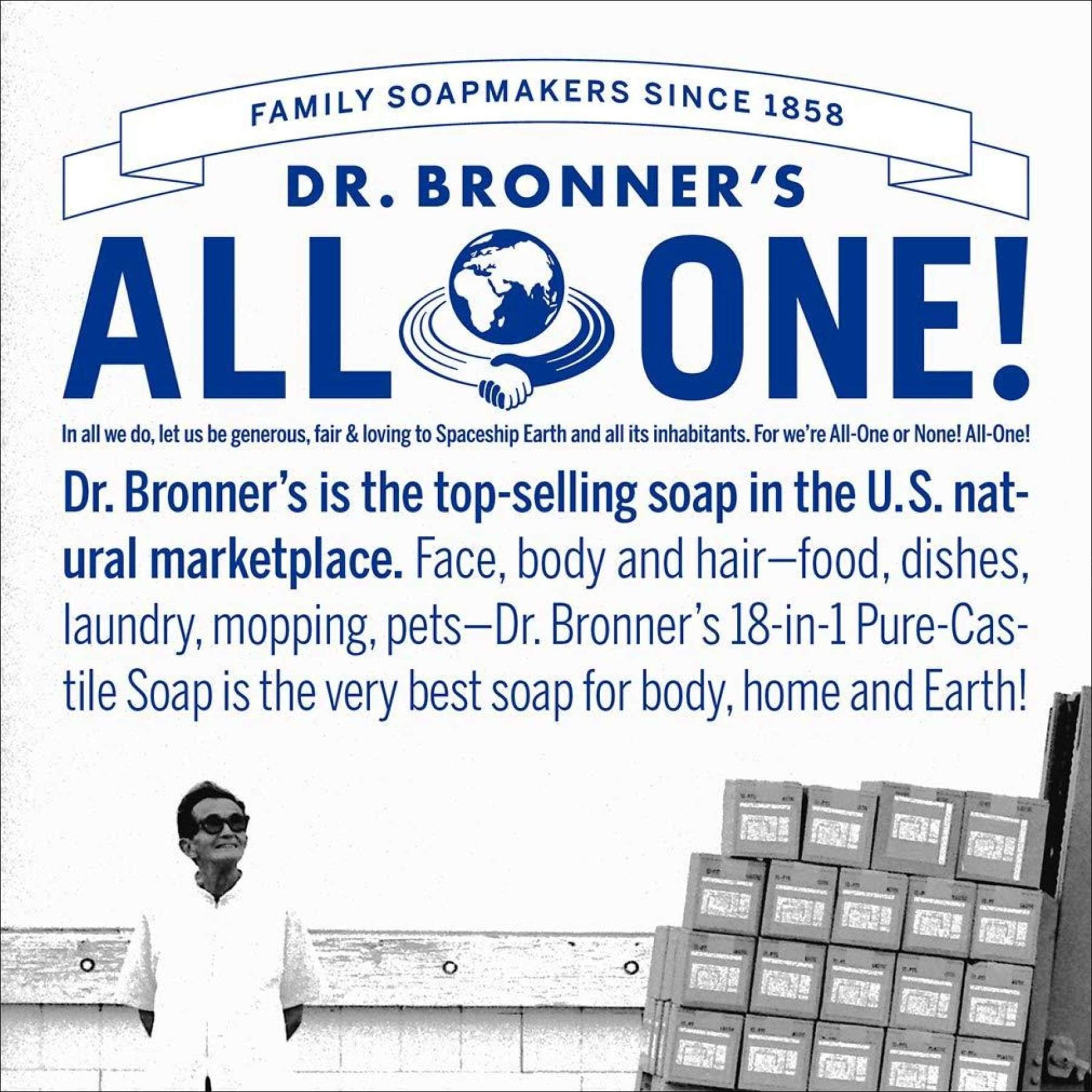 Dr. Bronner'S Pure-Castile Liquid Soap – Peppermint – 32 Oz - Walmart.Com