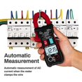 thumbnail image 2 of Clamp Meter 4000 Count Full Smart Auto Range True Rms Digital Multimeter Clamp Meter (1 Piece, Red), 2 of 5