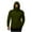 Army Green, variant on ZUKMRJPC Men's Hoodie Slim Fit Long Sleeve Fleece Lined Hooded Sweatshirt Casual Warm Athletic Pullover Tops with Face Cover Mask