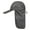 Dark Gray, variant on UDIYO Peaked Hat Unisex Breathable Space-saving Washable Foldable Portable Baseball Hat Neck Protection Camping Climbing Hat for Travel