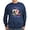 Navy, variant on CafePress - I'd Rather Be Quilting Sweatshirt - Classic Crew Neck Sweatshirt