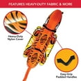 thumbnail image 5 of Open Box AquaPro 96" Heavy Duty Nylon Tiger Water Towable 2 Person Rider,Orange, 5 of 7