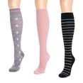 thumbnail image 4 of MUK LUKS Women's 3 Pair Pack Compression Socks, 4 of 6