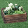 thumbnail image 1 of Costway Square Raised Garden Bed Flower Vegetables Seeds Planter Kit Elevated Box, 1 of 8