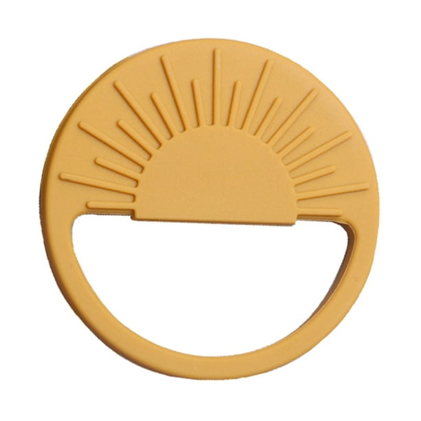 Dientes de bebé Molar de silicona Chupete de Molar Calmante Denture Reutilizable Reutilizable Reutilizando Masaje Peluquero Durmiendo Pulsera 003 Amarillo Speravity BA002045-03