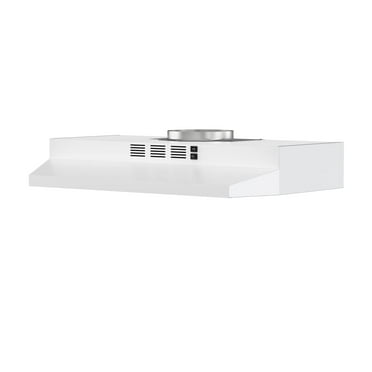 FIREGAS Range Hood 30 inch Under Cabinet Range Hood with 2 Speed Exhaust Fan,300 CFM,Multi-Layers Aluminum Filter Included,White