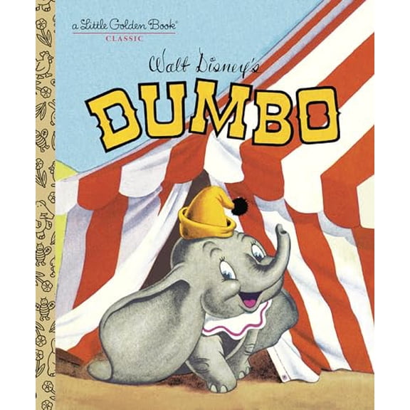Pre-Owned Dumbo Disney Classic Little Golden Book, by Random House Disney, Hardcover, English
