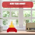 thumbnail image 5 of LEORX Lovely Bunny Figurine Multi Color Rabbit Decoration for Home and Desktop Display, 5 of 5