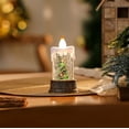 thumbnail image 2 of Pisexur Christmas Flameless Candles,Christmas Tabletop Decor, Christmas LED Candles Battery Operated, Snow Globe Candle Light for Christmas Decorations, 2 of 5