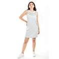 thumbnail image 1 of Vestido Roman Fashion Juvenil Bordado Calado Gris Talla G, 1 of 6