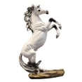 thumbnail image 4 of Baoblaze Resin Standing Horse Statue Sculpture 12inch Tall for Bookshelves Decorative B, 4 of 8
