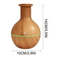 thumbnail image 5 of Essential Oil Diffuser Aromatherapy Diffuser - 120ml Glass Ultrasonic Cool Mist Scent Aroma Diffuser, Whisper Quiet with Auto Shut-Off, 4 Timer Setting &7 Colors Night Light for Home (Mountain Stone), 5 of 7