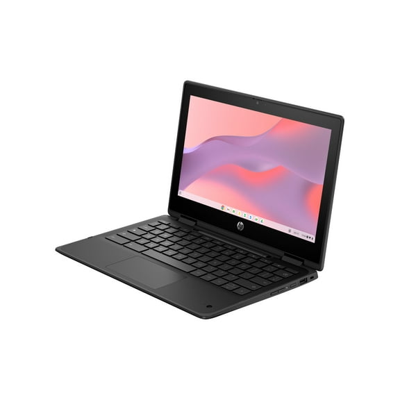 HP Fortis Flip G1m 11.6" Touchscreen Convertible 2 in 1 Chromebook - HD - Octa-core (ARM Cortex A76   Cortex A55) - 64 GB Flash Memory - ChromeOS - IEEE 802.11ax Wireless - Jet Black