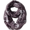 thumbnail image 4 of All season Infinity Loop Scarves Border Anchor Print, 4 of 5