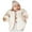 White, variant on Toddler Girls Winter Coat Toddler Baby Kids Girls Windproof Winter Solid Coat Thicken Warm Outwear