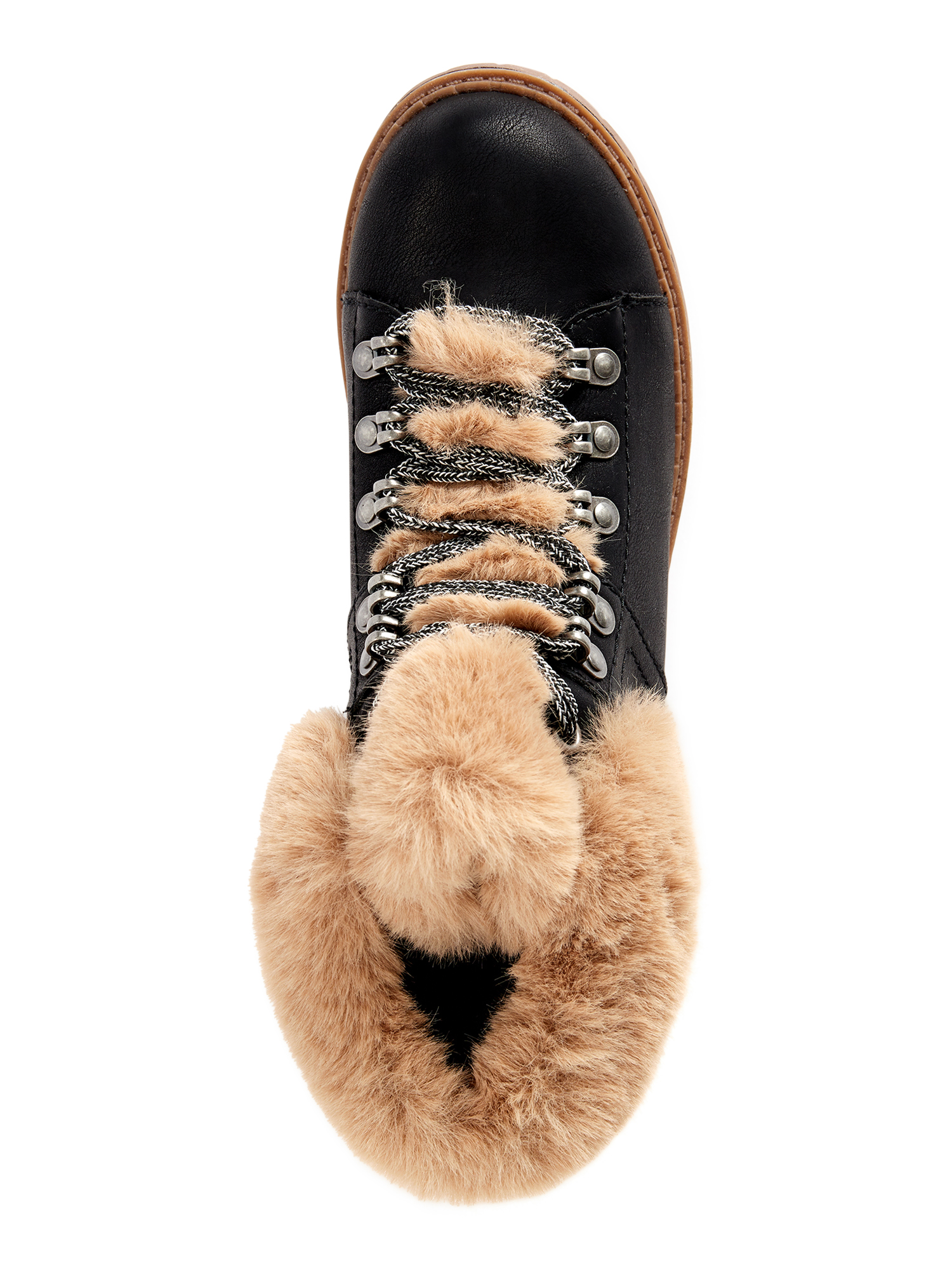 Time and Tru Women’s Faux Fur Hiker Boots - image 3 of 6