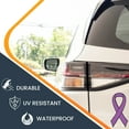 thumbnail image 6 of Magnet Me Up Support Pancreatic and Leiomyosarcoma Cancer Awareness Purple Ribbon Magnet Decal, 3.5x7 In, Vinyl Automotive Magnet, 6 of 9